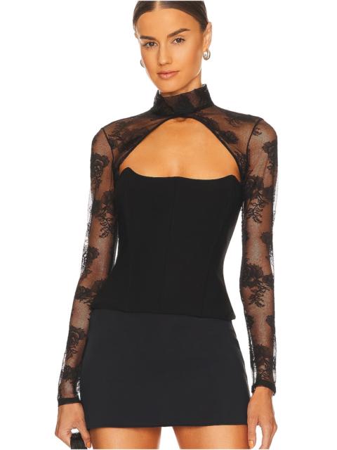 Fleur du Mal Bouquet Lace Shrug