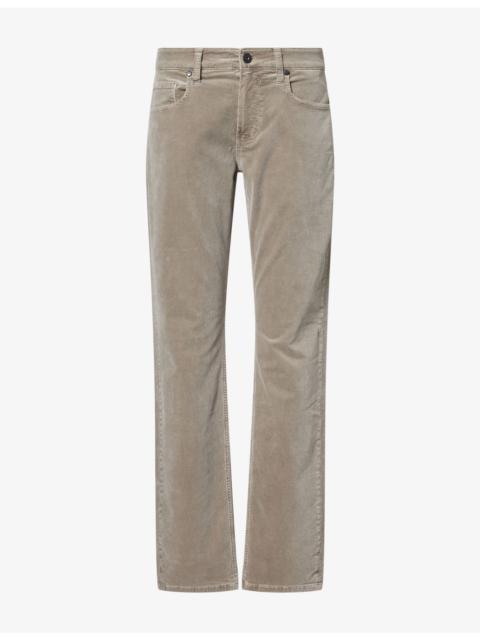 PAIGE Federal Slim Straight-Leg Corduroy Trousers