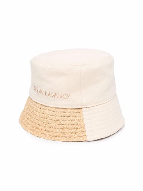 RUSLAN BAGINSKIY logo embroidered bucket hat