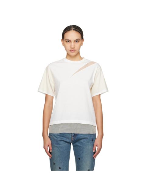 UNDERCOVER Off-White Paneled T-Shirt