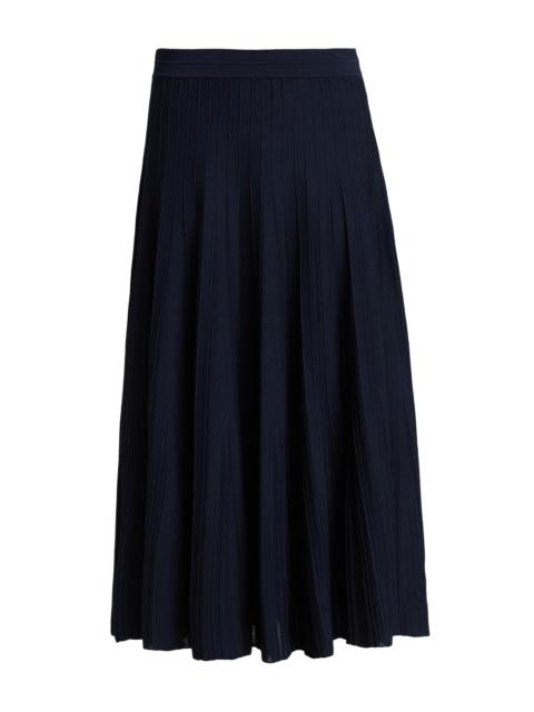 SIMKHAI Women's Margoux Knit Midi-Skirt - Midnight
