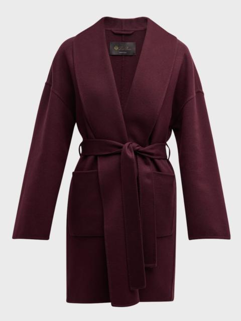 Loro Piana Jed Cashmere Single-Breasted Short Coat