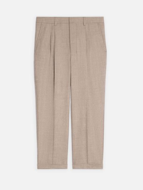 AMI Paris Carrot Fit Trousers With Hem And Pleats