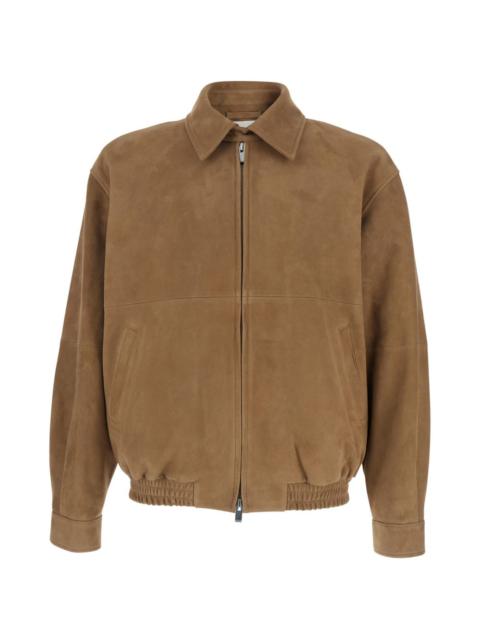 Tonywack goat suede zip jacket