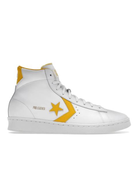 Converse Pro Leather Hi White Amarillo