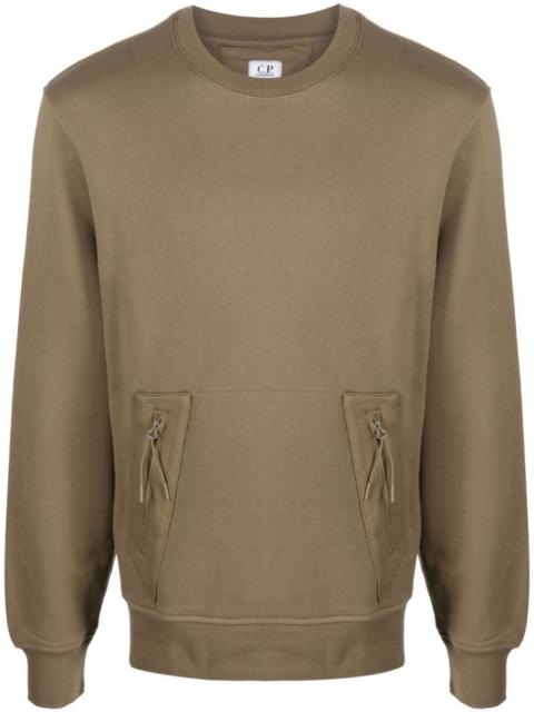 C.P. Company sleeve-pocket crew-neck sweatshirt