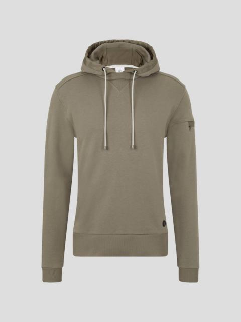 BOGNER BLAZE SWEATSHIRT HOODIE IN OLIVE GREEN