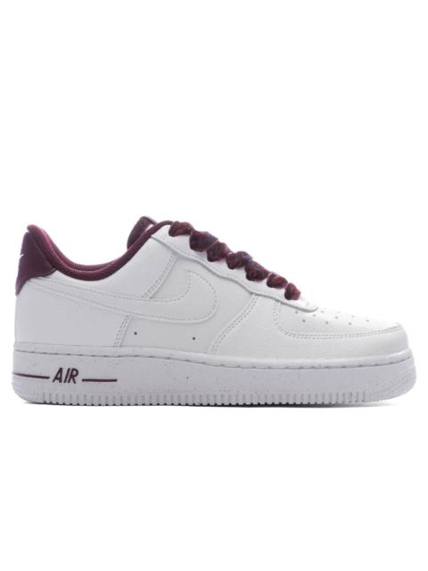 WOMEN'S AIR FORCE 1 '07 VINTAGE - BURGUNDY CRUSH/WHITE/PALE IVORY