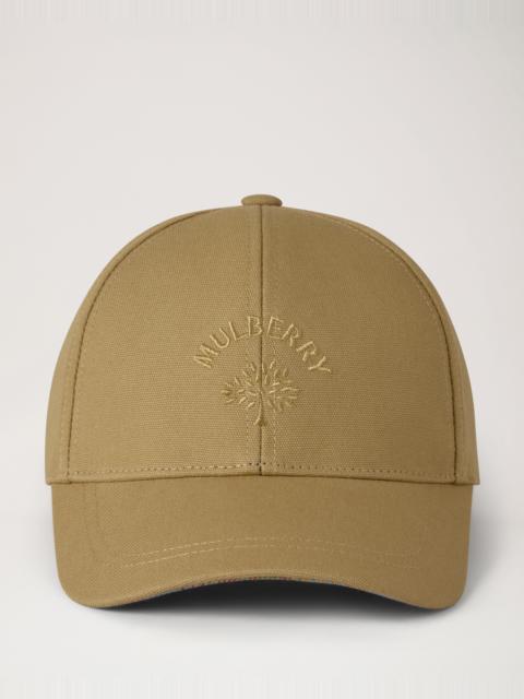 Mulberry Check Lined Baseball Cap
Camel Cotton