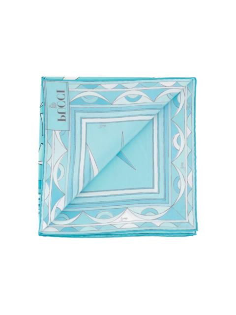 PUCCI silk square scarf