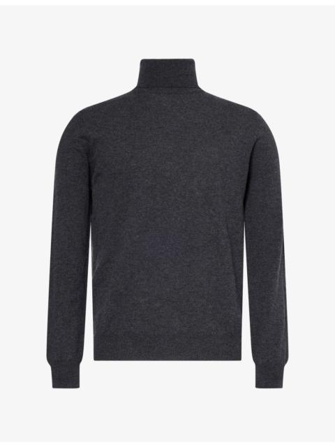CORNELIANI Roll-Neck Wool-Blend Jumper