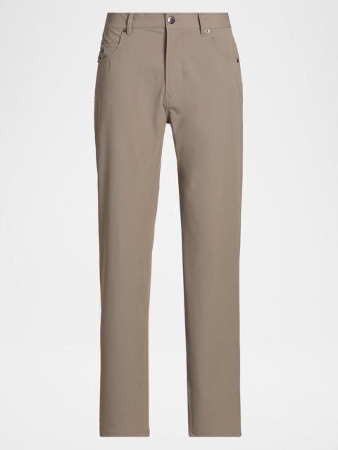 EMPORIO ARMANI Men's Nylon Stretch Slim Five-Pocket Pants