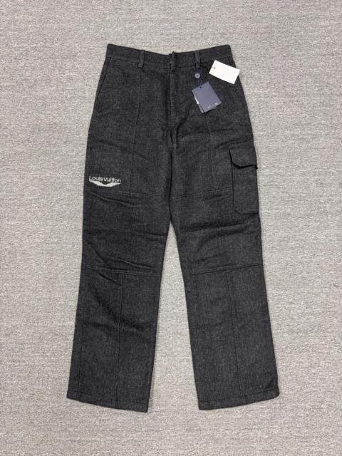 Louis Vuitton Louis Vuitton Wool Beaded Logo Trousers