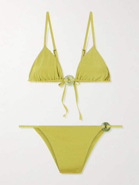SARA CRISTINA Embellished Bikini