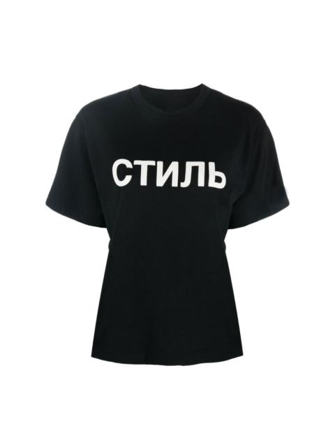 graphic logo-print T-shirt