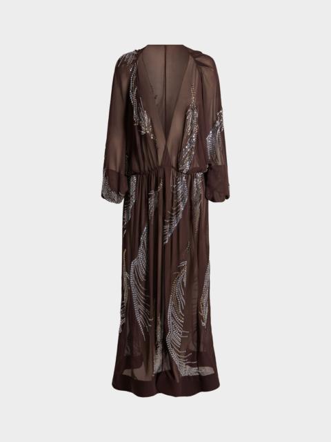 16ARLINGTON SILAS MIDI DRESS IN GEORGETTE