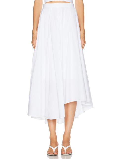 TWP Asymmetrical A-Line Skirt