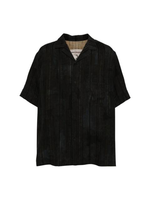 Ziggy Chen striped linen shirt