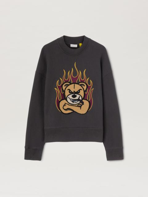 Moncler 8 MONCLER PALM ANGELS SWEATSHIRT WITH BEAR