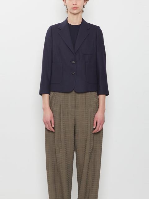 Dries Van Noten Bamis Wool Jacket — Navy