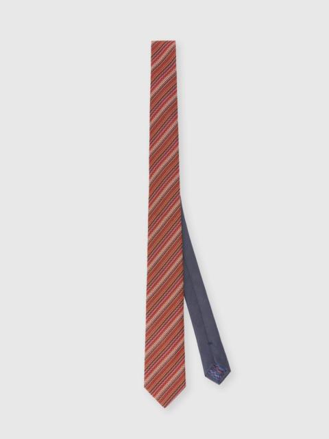 Missoni Silk tie with zig zag pattern