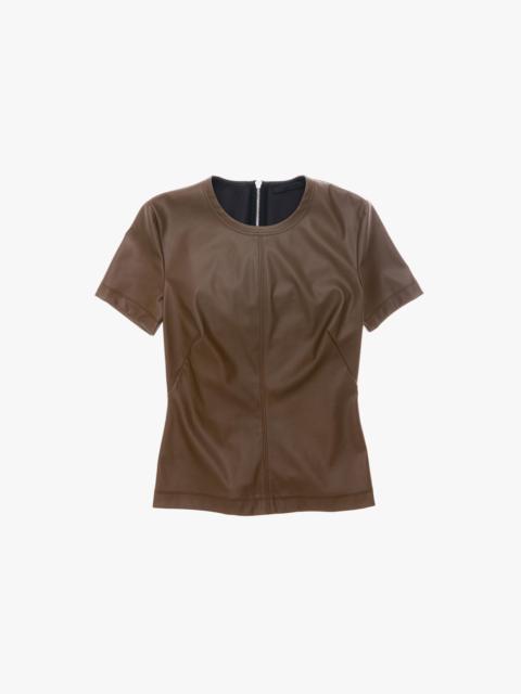 Helmut Lang FAUX LEATHER TEE