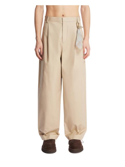DARKPARK Beige Wide-Leg Trousers