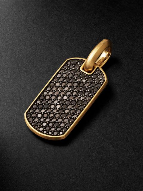 DAVID YURMAN Chevron Gold Diamond Pendant