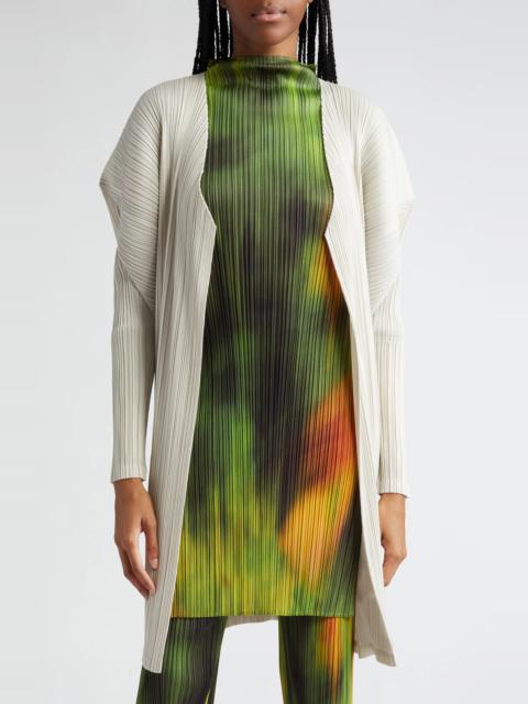 Pleats Please Issey Miyake Monthly Colors February Cardigan