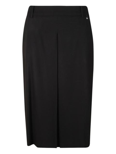Herno pleated midi skirt