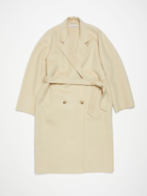 Acne Studios Double-breasted wool coat - Clay beige