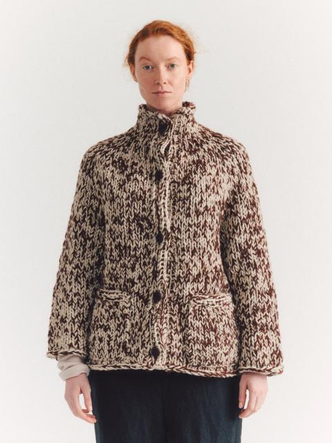 CASEY/CASEY CARDIGAN - WOALP - BROWN
