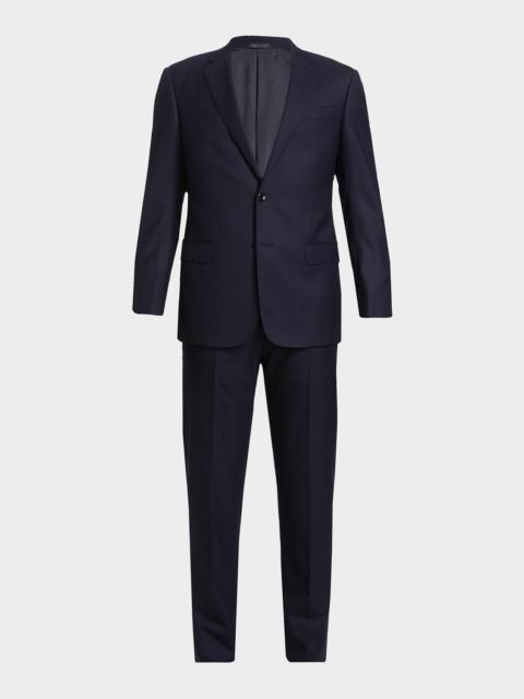 GIORGIO ARMANI Men's Solid Wool Suit