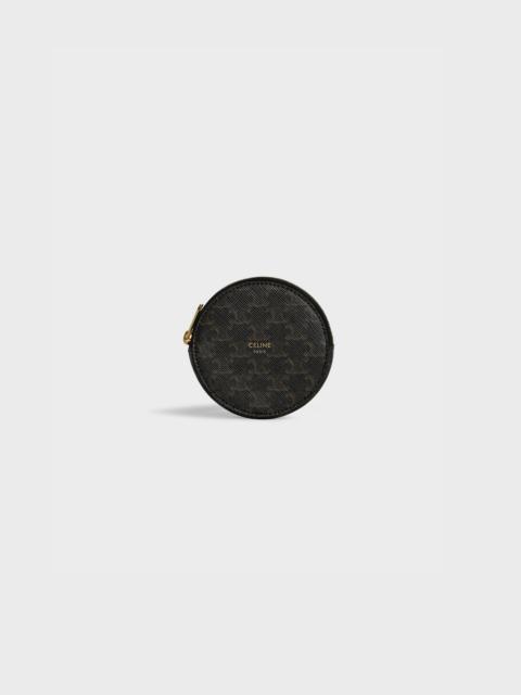 CELINE Coin Purse in Triomphe Canvas