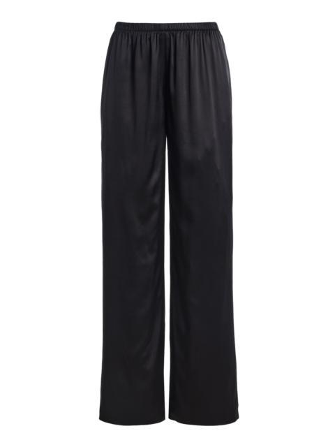 Favorite Daughter The Everything Silk-Blend Wide-Leg Pants