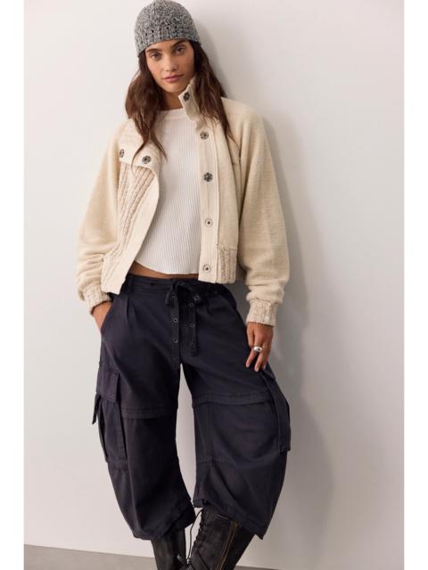 FREE PEOPLE We The Free Annie Cozy Funnel-Neck Cardi