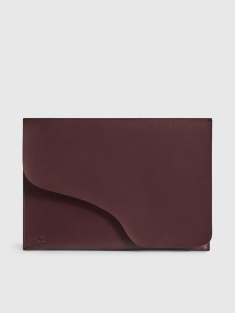ATP ATELIER Sardegna Media Grumello Leather Laptop case