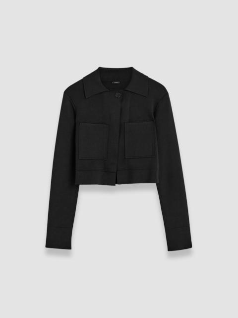 JOSEPH Milano Knit Stretch Zip Jacket