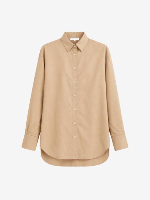 The Frankie Shop Peri Cotton Shirt - Camel
