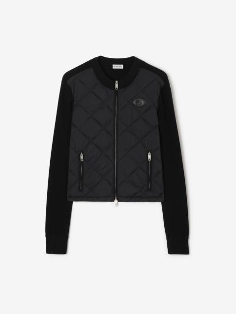 Burberry Quilted Nylon and Wool Fulbrook Jacket