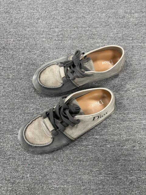 Dior Dior Roadie 26SS Two-Tone Suede Sneakers