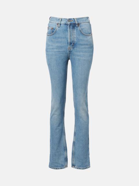 SAINT LAURENT Mid-rise bootcut jeans