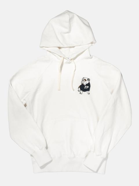 J. PRESS WHITE J. PRESS BULLDOG HOODIE