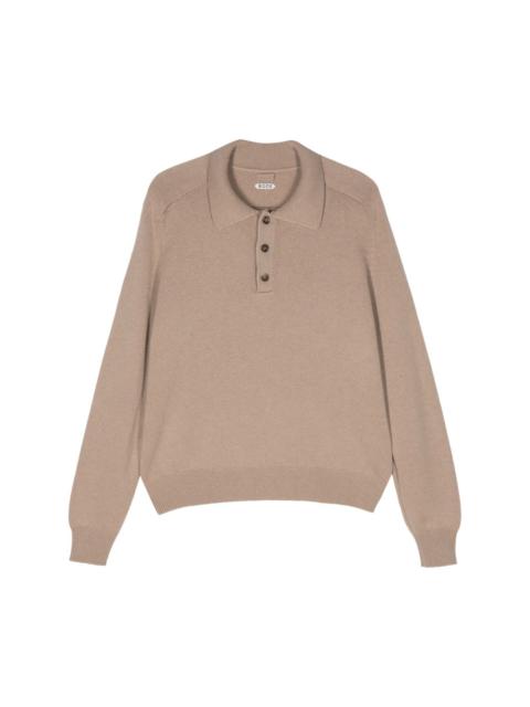 BODE knitted cashmere polo shirt