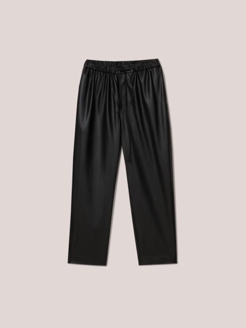 JAIN - Vegan leather relaxed pants - Black