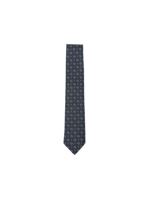BOSS geometric pattern tie