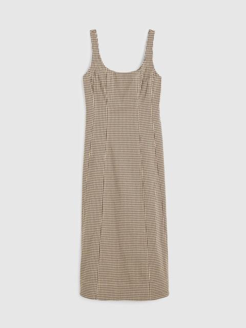 Madewell Seamed Scoopneck Midi Dress