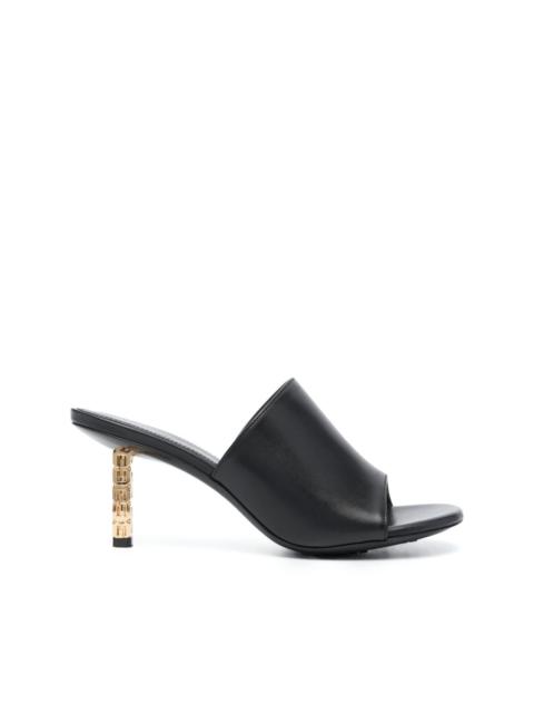 Givenchy G Cube 75mm leather mules