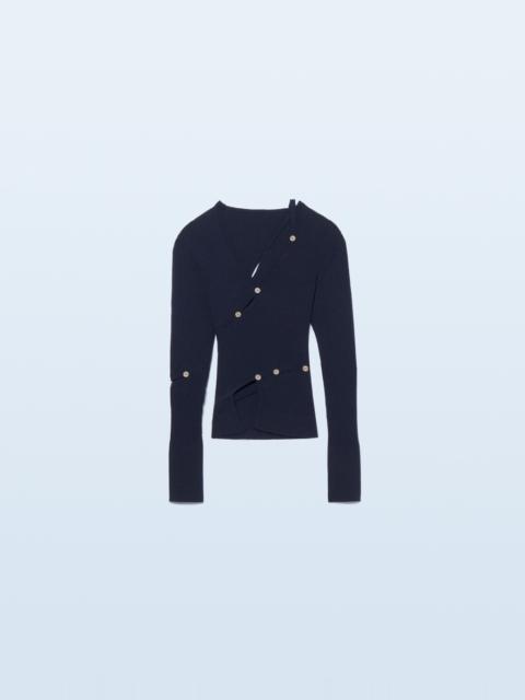 JACQUEMUS Le cardigan tordu