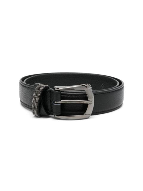 PESERICO Punto Luce-trim leather belt